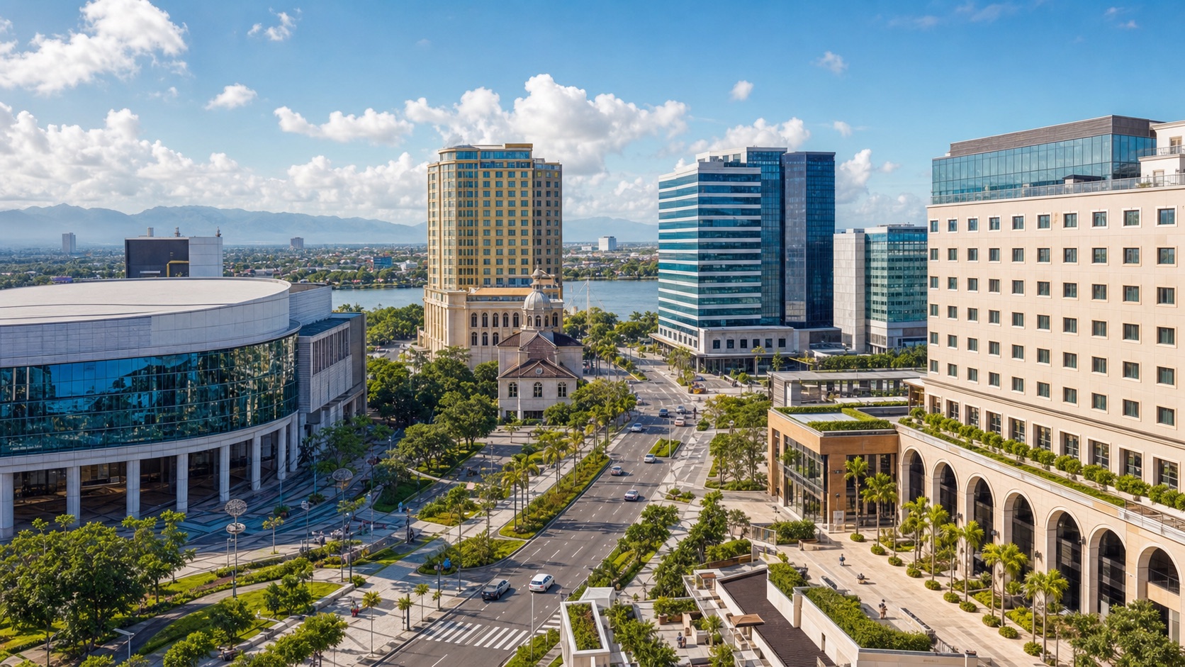 Modern Iloilo business district